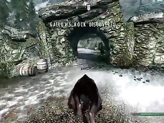 Werewolf Time! Skyrim Naughty Playthrough Part 6 free video