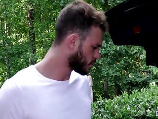 Sweet Beaux Banks Asshole Pounded Outside By Cliff Jensen