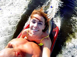 Public Anal Ride On The Jet Ski In The City Centre 2 free video
