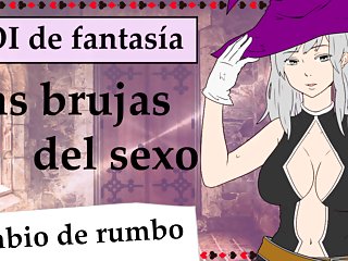 Spanish Audio Joi With A Witch. Rol + Aventura Para Masturbarse free video