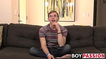 Twink Has Nice Interview Before Stroking His Big Dick
