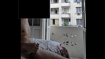 (Real Public) Flashing Masturbating Full Naked In Front Neighborhood - Open Window free video