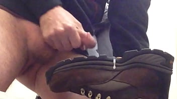 Jack Off In Jcpenney Dressing Room And Cum Onto My Boot free video