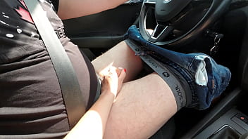 Stepsister Can't Wait For Me To Fuck Her And Masturbate Me On The Way To The Country House