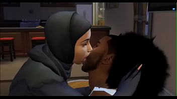 Sims 4 Black Man Fucks Big Booty Muslim Woman free video