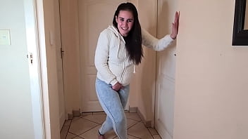 Desperate Pissing In My Jeans And Fleece Jacket free video