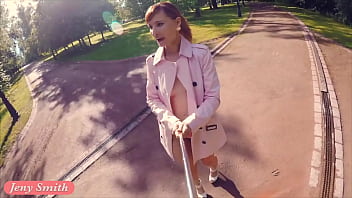 Jeny Smith Fully Naked In A Park Got Caught free video