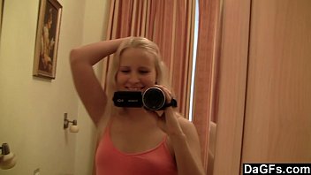 Dagfs - Young Blonde Masturbates In Front Her Mirror free video