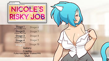 Nicole Risky Job [Hentai Game Pornplay ] Ep.4 The Camgirl Masturbated While Looking At Her Tits Exposed free video