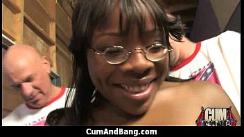 Nice Ebony Fucked By Several White Guys In All Holes 21