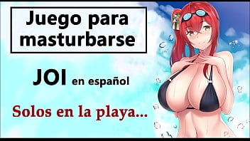 Audio Joi En Español, A Solas Con Tu Amiga Tetona En La Playa free video