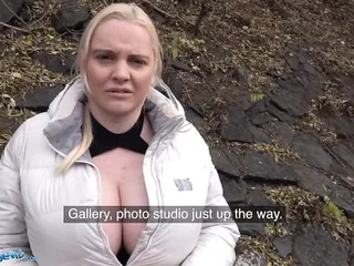 Public Agent Fucks Blonde Jordan Pryce's Massive Tits free video