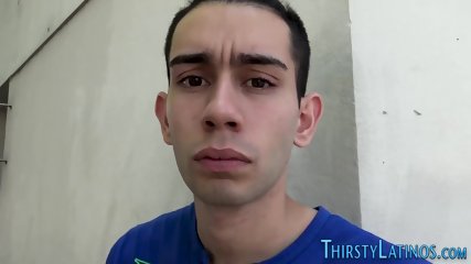 Latino Straighty Sucks Cock For Cum In Mouth free video