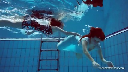 Hottest Underwater Girls Stripping Dashka And Vesta free video
