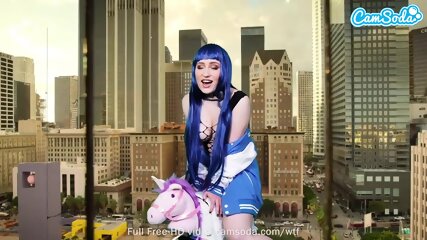 Camsoda - Lizzie Love - Teen Naruto Cosplayer Rides Sybian